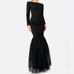 Woman evening maxi dress